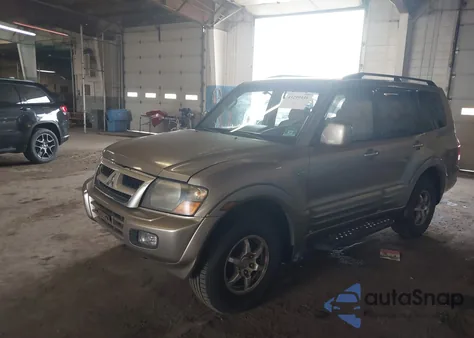 2002 Mitsubishi Montero Limited z USA, uszkodzony, nr VIN JA4MW51R62J066571
